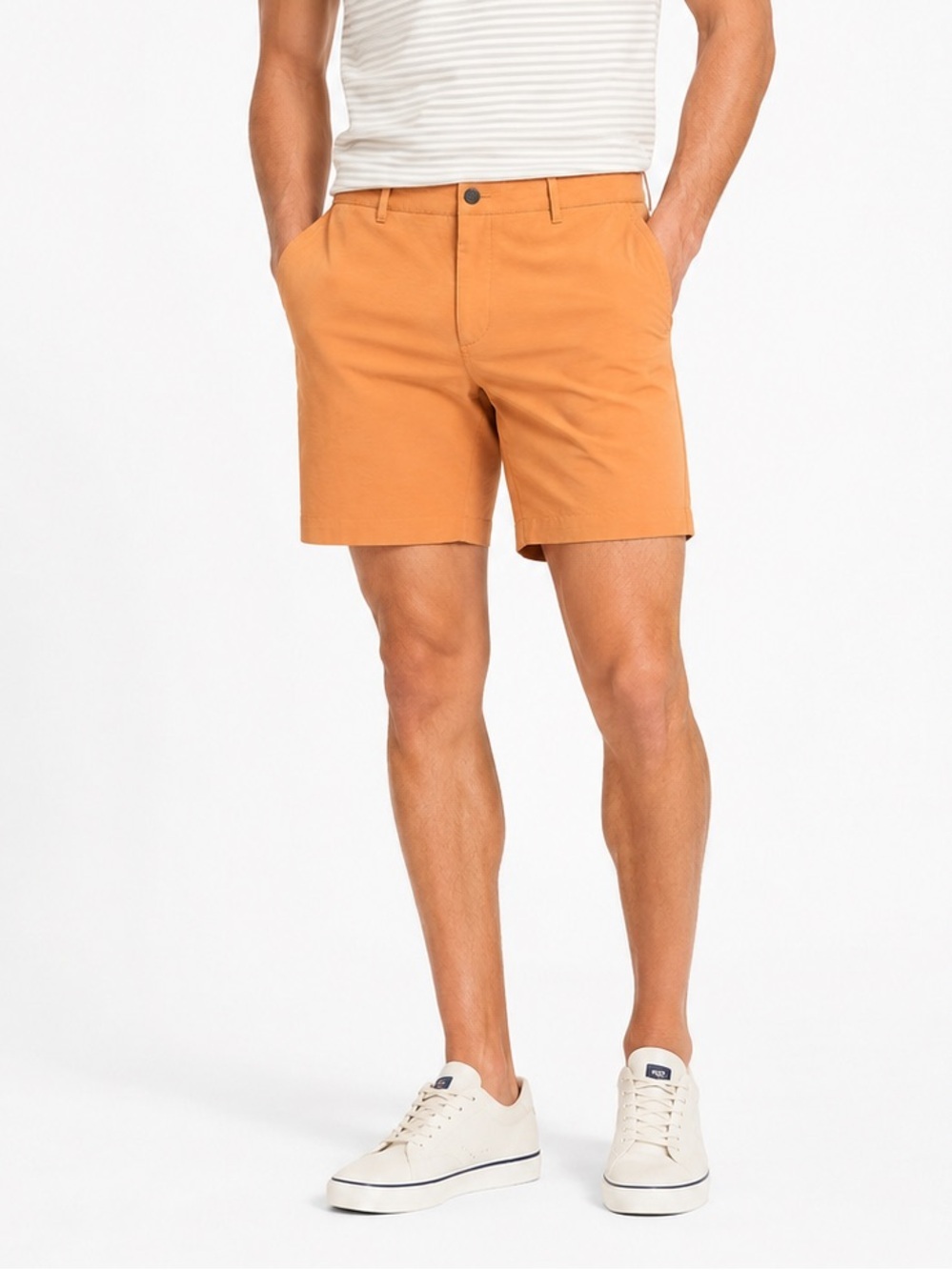 Faherty All Day Shorts Peach Stretch Performance Casual Travel Men 34 CMB3009